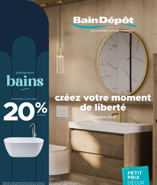 Circulaire Bain Depot du 6 février au 31 décembre 2026