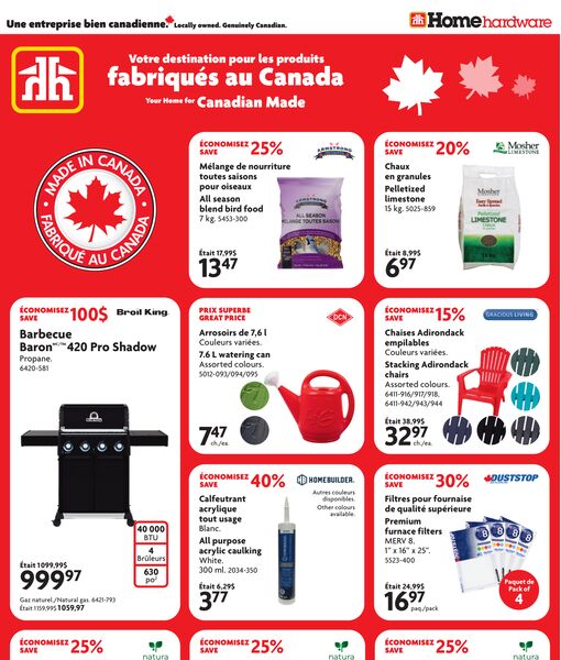 Circulaire Home Hardware du 11 au 17 juin 2026