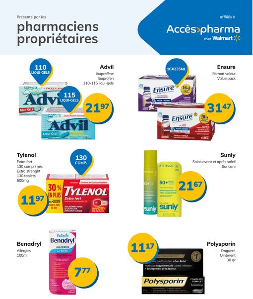 Circulaire Accès pharma du 25 juin au 8 juillet 2026