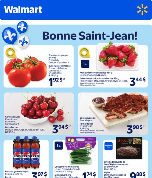 Circulaire Walmart du 18 au 24 juin 2026