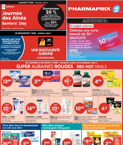 Circulaire Pharmaprix du 6 au 11 juin 2026
