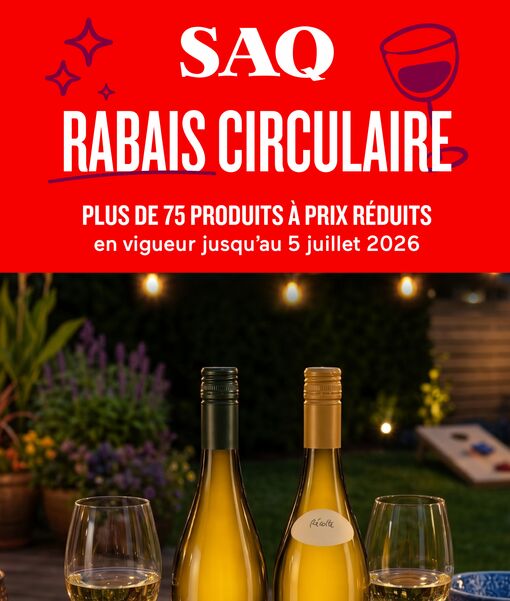 Circulaire SAQ du 18 juin au 5 juillet 2026