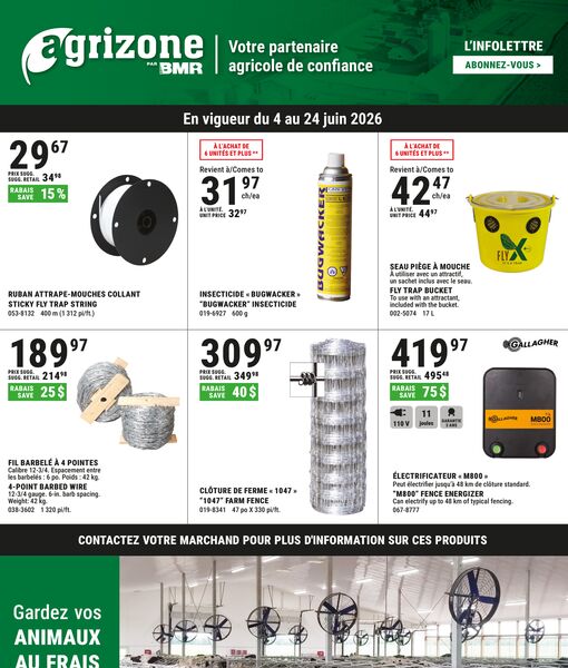 Circulaire BMR Le Groupe du 4 au 24 juin 2026
