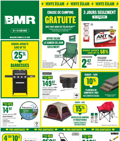 Circulaire BMR Le Groupe du 18 au 24 juin 2026