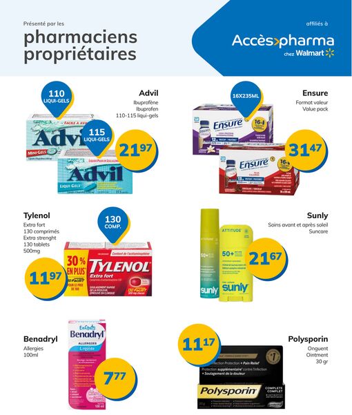 Circulaire Accès pharma du 11 au 24 juin 2026