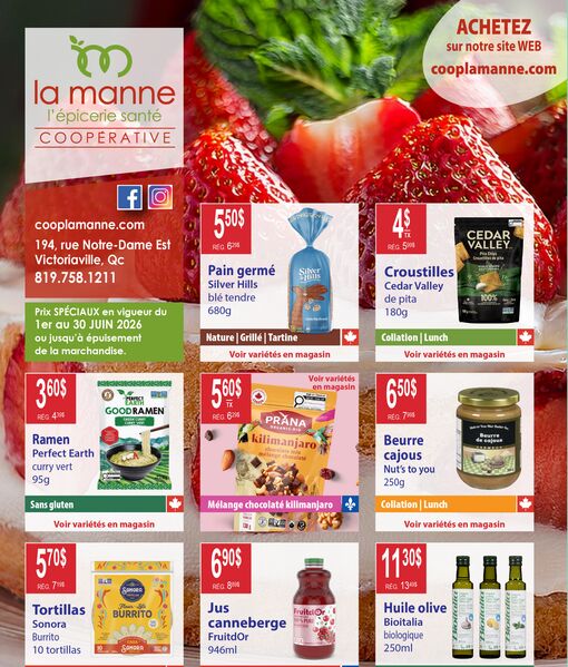 Circulaire Coop LaManne du 1 au 30 juin 2026