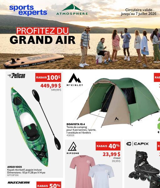 Circulaire Sports Experts du 22 juin au 7 juillet 2026