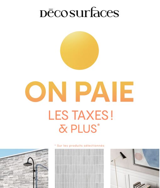 Circulaire Deco Surfaces du 3 au 28 juin 2026