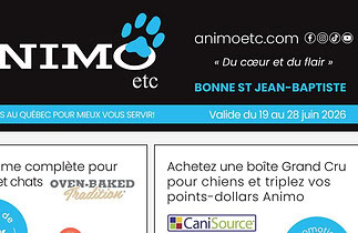Circulaire Animo Etc. du 19 au 28 juin 2026