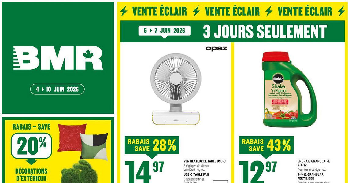 Circulaire BMR Le Groupe du 4 au 10 juin 2026