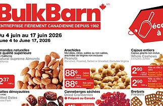 Circulaire Bulk Barn du 4 au 17 juin 2026
