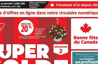 Circulaire Canadian Tire du 25 juin au 1 juillet 2026