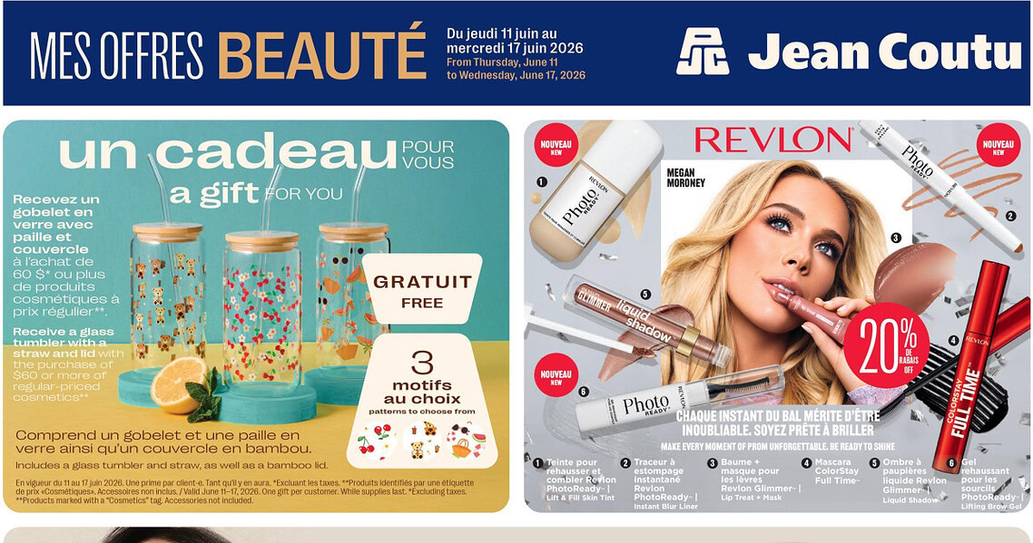 Circulaire Jean Coutu du 11 au 17 juin 2026