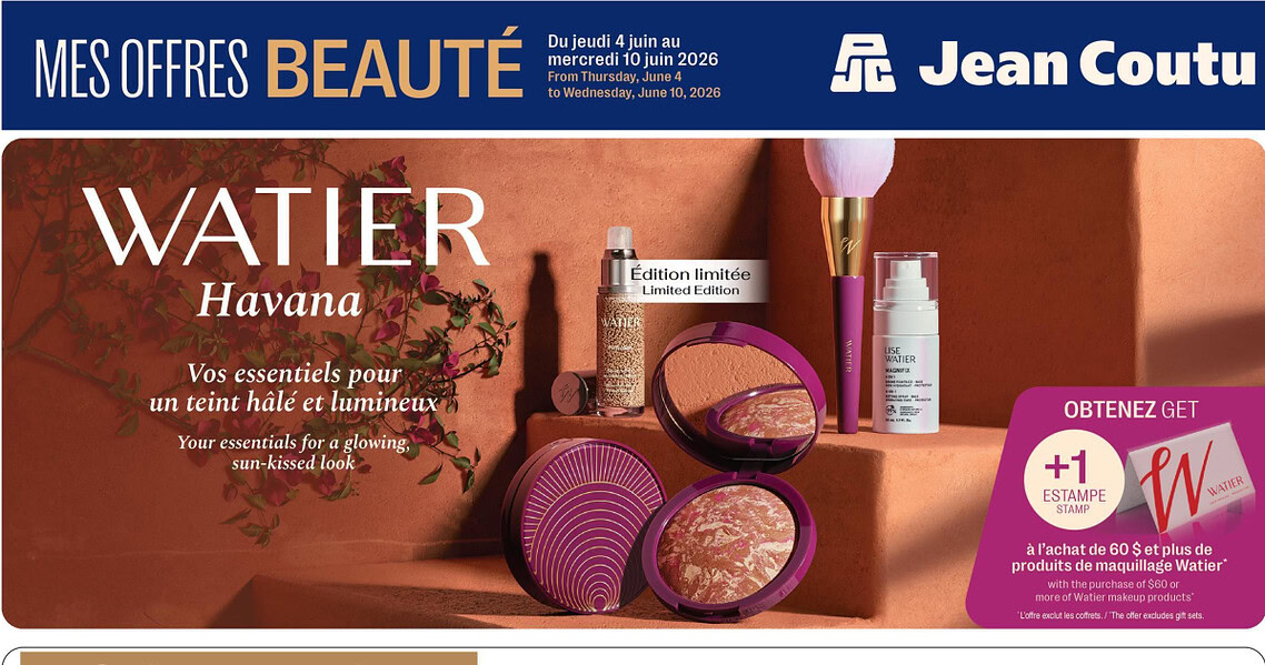 Circulaire Jean Coutu du 4 au 10 juin 2026