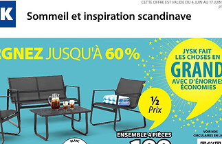 Circulaire JYSK du 4 au 17 juin 2026