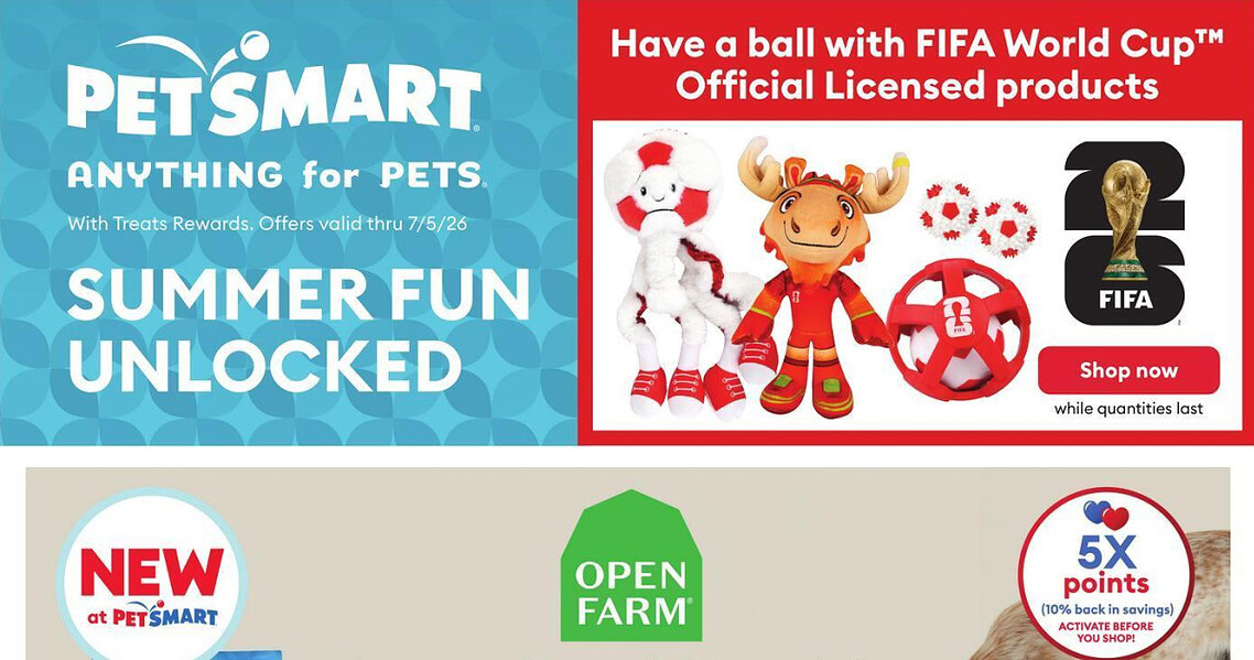 Circulaire PetSmart du 8 juin au 5 juillet 2026