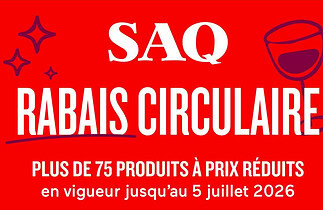 Circulaire SAQ du 18 juin au 5 juillet 2026
