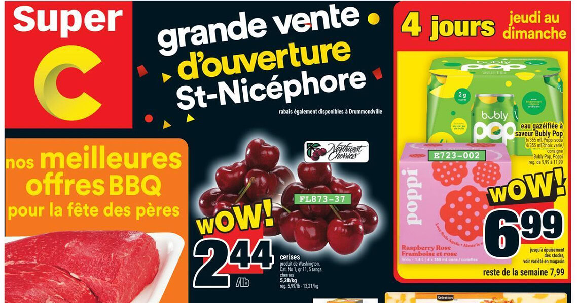 Circulaire Super C du 18 au 24 juin 2026