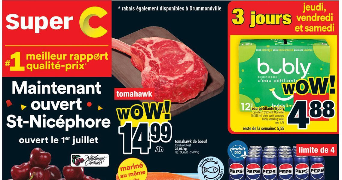 Circulaire Super C du 25 juin au 1 juillet 2026