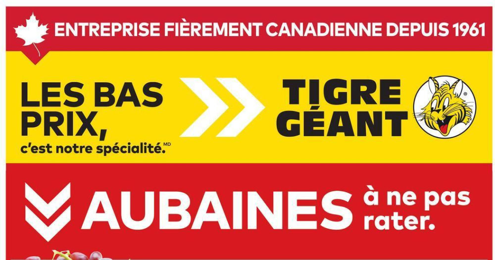 Circulaire Tigre Géant du 3 au 9 juin 2026