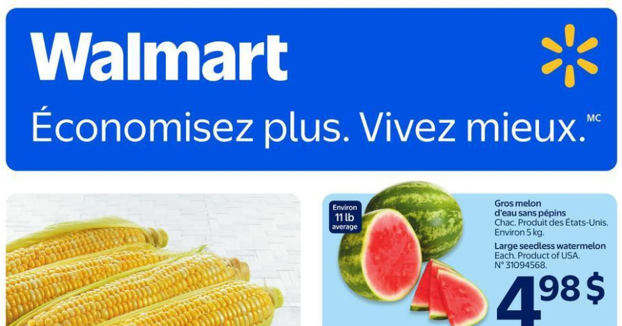 Circulaire Walmart du 11 au 17 juin 2026