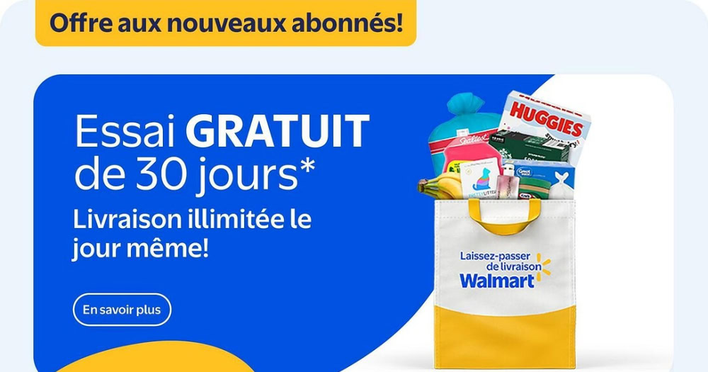 Circulaire Walmart du 30 avril au 24 juin 2026
