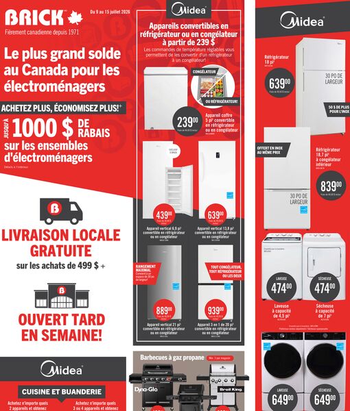Circulaire Brick du 9 au 15 juillet 2026