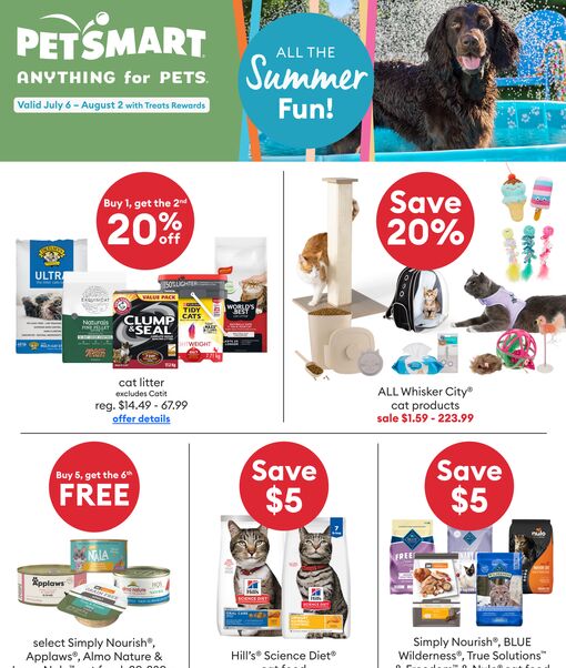Circulaire PetSmart du 6 juillet au 2 août 2026
