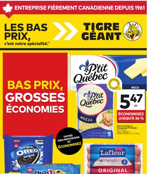 Circulaire Tigre Géant du 15 au 21 juillet 2026