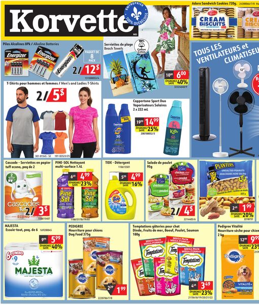 Circulaire Korvette du 16 au 29 juillet 2026