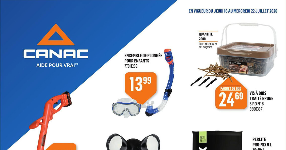 Circulaire Canac du 16 au 22 juillet 2026