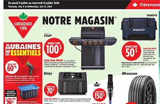 Circulaire Canadian Tire du 9 au 15 juillet 2026