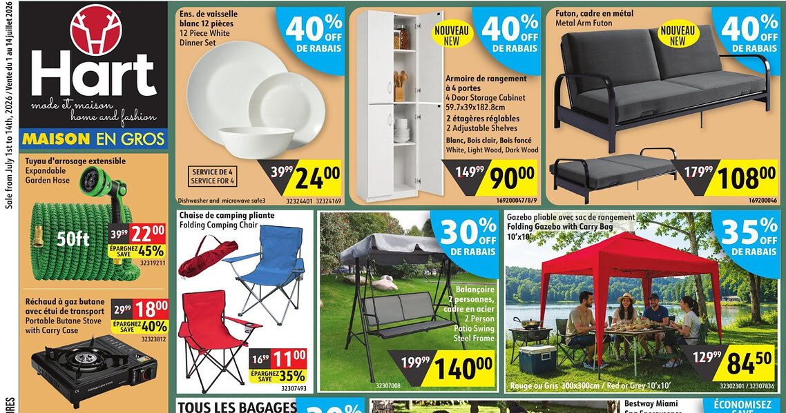 Circulaire Hart Stores du 1 au 14 juillet 2026