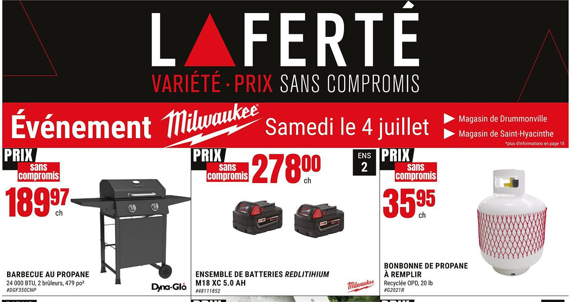 Circulaire Laferté du 2 au 8 juillet 2026