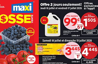 Circulaire Maxi du 16 au 22 juillet 2026