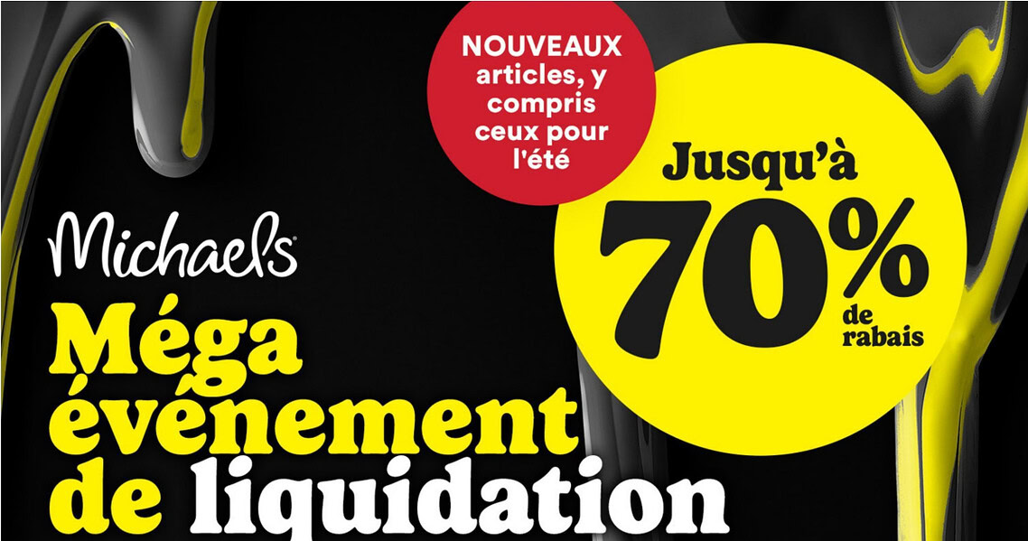 Circulaire Michaels du 3 au 9 juillet 2026
