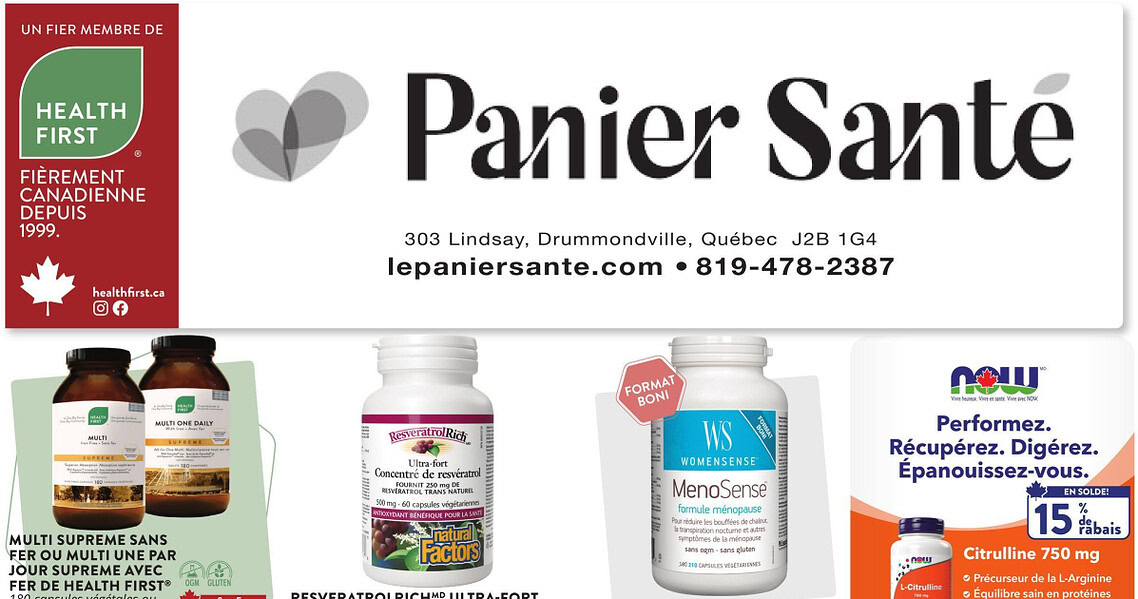Circulaire Panier Santé du 3 au 18 juillet 2026
