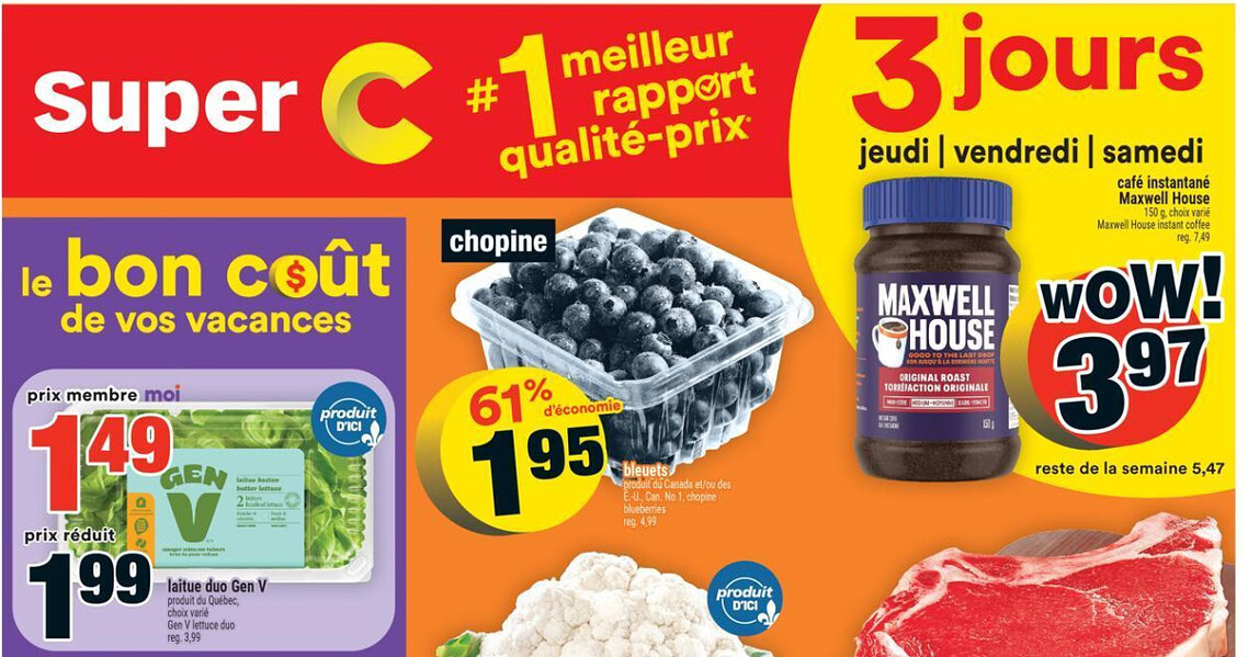 Circulaire Super C du 16 au 22 juillet 2026