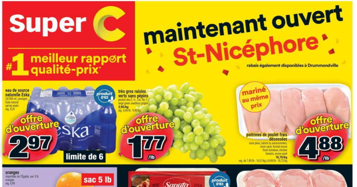 Circulaire Super C du 9 au 15 juillet 2026