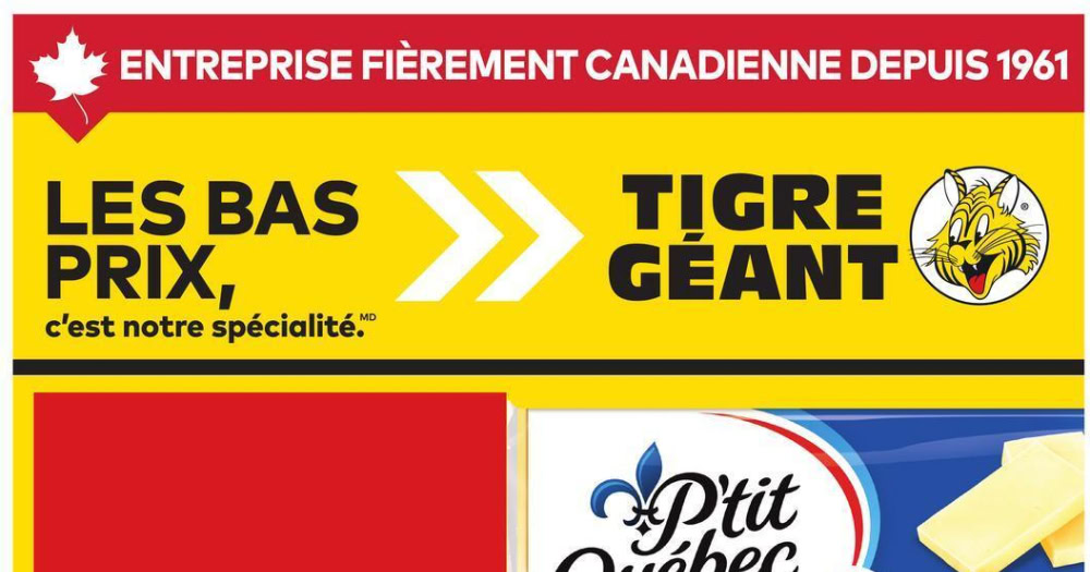 Circulaire Tigre Géant du 15 au 21 juillet 2026
