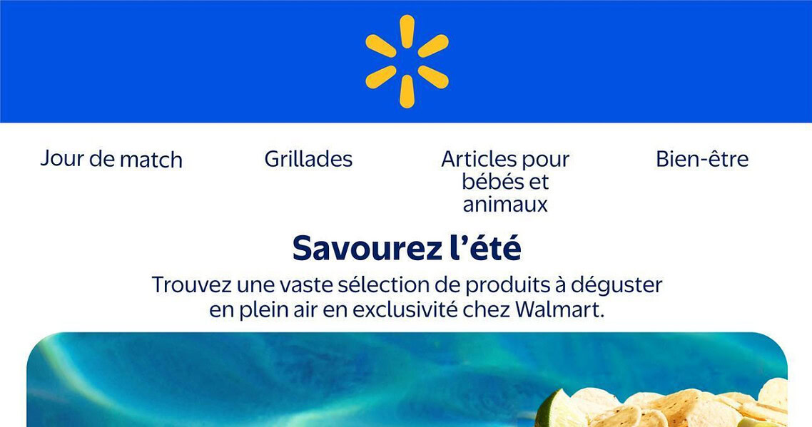 Circulaire Walmart du 2 au 29 juillet 2026