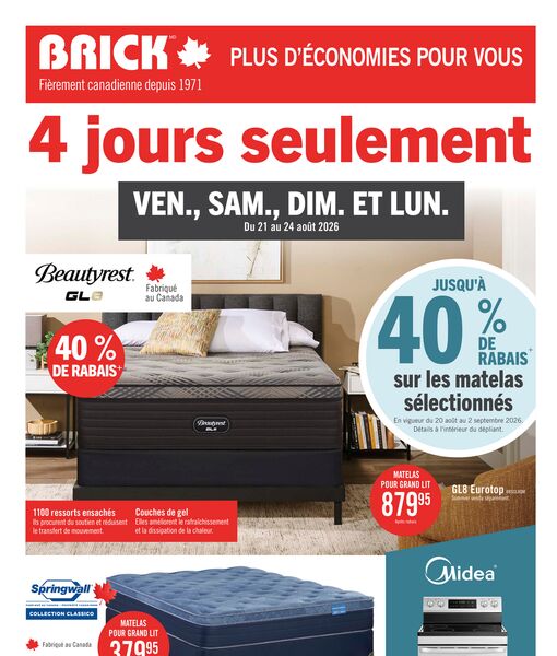 Circulaire Brick du 20 août au 2 septembre 2026