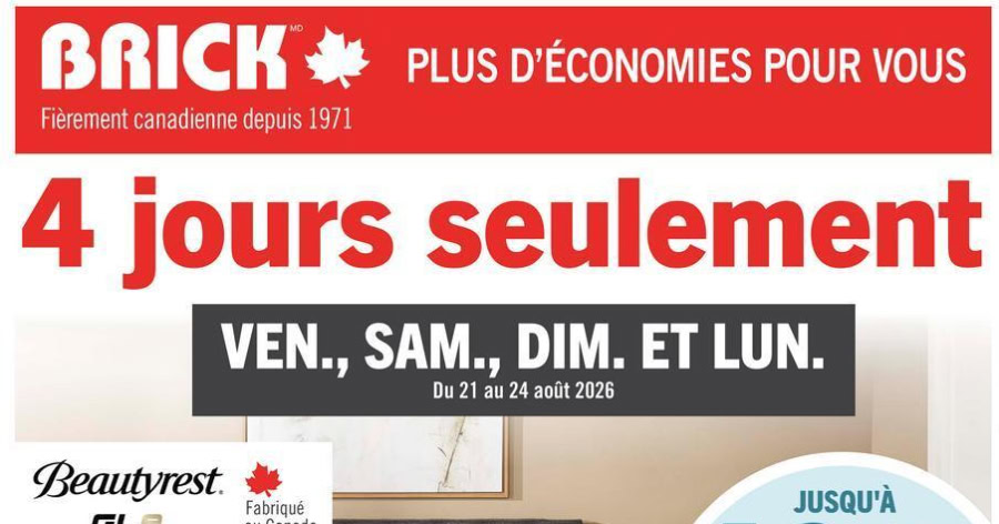 Circulaire Brick du 20 août au 2 septembre 2026