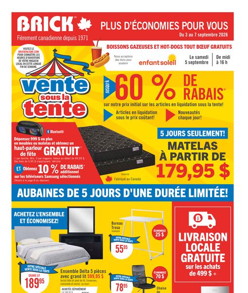 Circulaire Brick du 3 au 17 septembre 2026