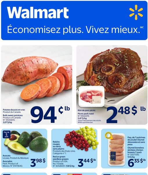 Circulaire Walmart du 17 au 23 septembre 2026