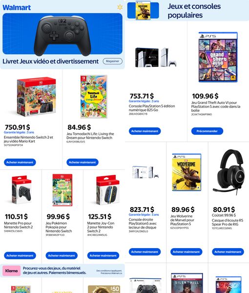 Circulaire Walmart du 1 au 14 octobre 2026
