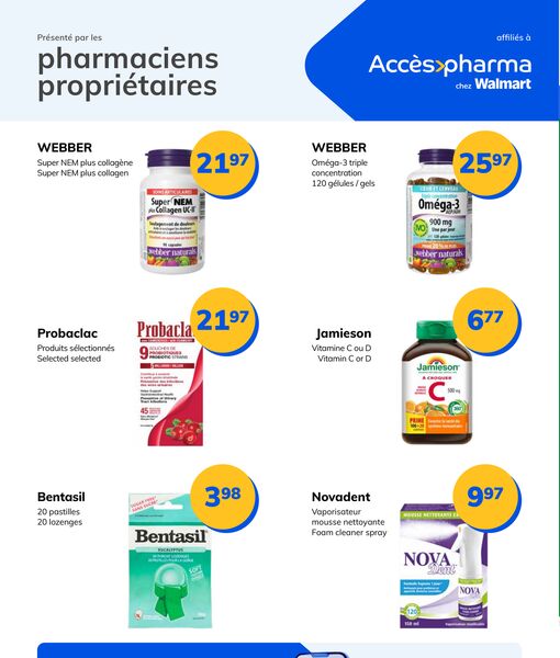 Circulaire Accès pharma du 17 au 30 septembre 2026
