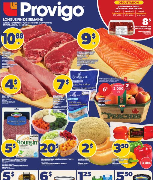 Circulaire Provigo du 3 au 9 septembre 2026