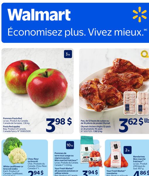 Circulaire Walmart du 10 au 16 septembre 2026