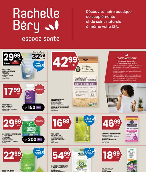 Circulaire Rachelle Béry du 1 au 7 octobre 2026